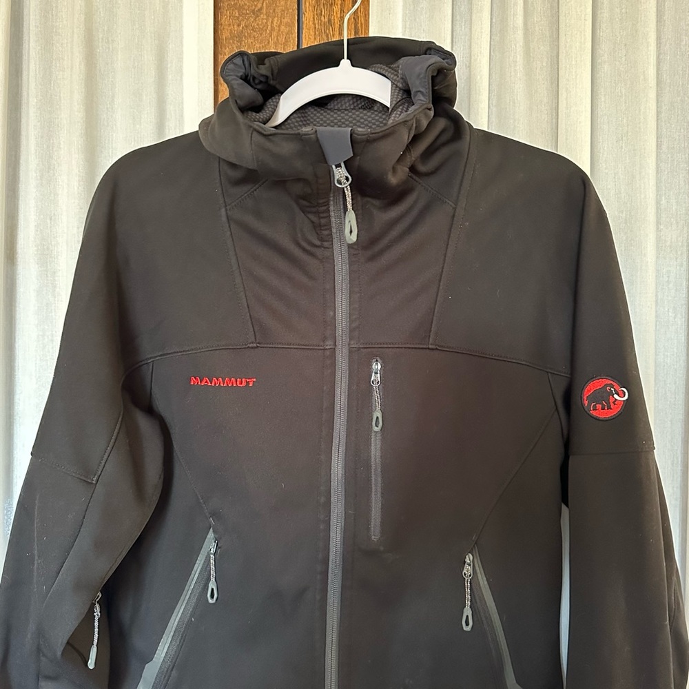 Mammut Black Technical Softshell Jacket - image 3